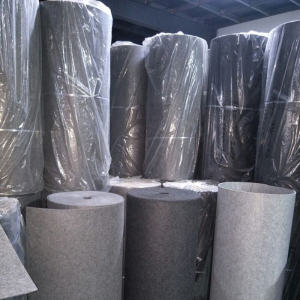 Deep Grey Felt Self Adhesive Non-Woven Fabric Car Interior Decoration Soundproofing Background Speaker Shock Resistance Recommended