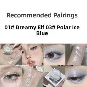 Faiccia Sparkling Single Color Gel Eyeshadow Long-lasting No Smudging Face Dancing Stars Beauty Makeup Decoration