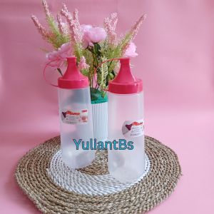 Botol Kecap Clio 600 ml Plastik Botol Saos Mayonnaise Serbaguna Warna Acak