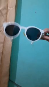 Bayar di Tempat - Korean Fashion Bulat Mata Kucing Kacamata Hitam Sunglasses