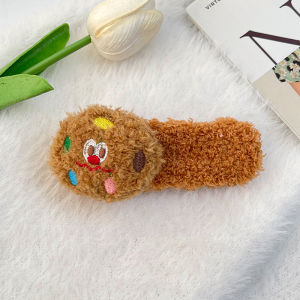 Large Size Cute Bear Plush Hair Clip Cartoon Side Bangs Hair Clamp Duckbill Hair Clip Adorable Hair Accessories Hair Gripper