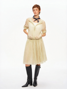 Sunproof Light Hoodie Jacket A-line Skirt Set