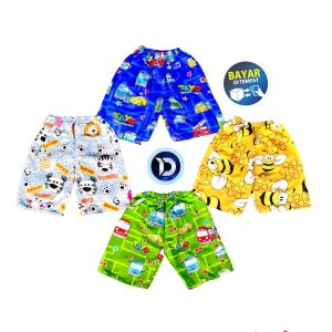 CELANA PENDEK HARIAN ANAK LAKI LAKI DAN PEREMPUAN USIA 0-12 THN TERMURAH CELANA KOLOR ANAK KARAKTER
