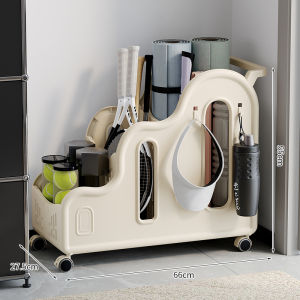 Giỏ đựng yoga tại nhà ống lưu trữ thiết bị thể dục máy tập thể dục cầu lông bóng rổ kệ lưu trữ đa chức năng