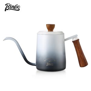 BINCOO Coffee Pot Hand Brew Stainless Steel Home Hand Brewed Coffee Pot Set 350ML/600ML