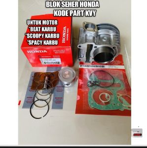 BLOK SEHER BEAT KARBU ISI KOMPLIT SCOOPY KARBU - SPACY KARBU / BLOK SEHER SET KVY