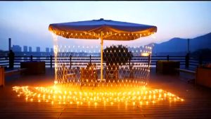 ★COD★ Lampu Tirai Natal Jala LED Net Light 3mx2m Lampu Natal Jala LED Light Christmas Shower Curtain Light LED Net Light