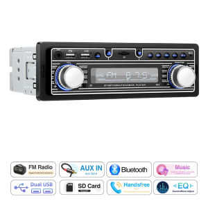 Car Radio 1Din Multimedia Player Stereo Audio EQ AUX USB FM Radio Retro for Benz Audi VW Honda Car Bluetooth MP3 Player
