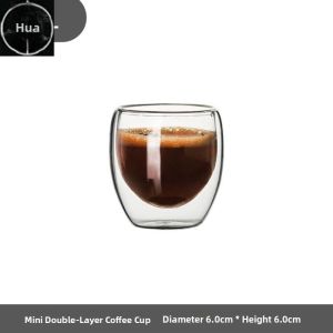 Heat-Resistant Double Handle Coffee Cup Set Water Glass Mug Chinese Style Princess Sleeve Polo Collar Other Material Skirt