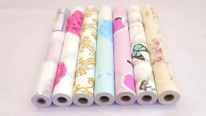 Wallpaper Dinding Ruang Tamu Motif Bunga Sakura Hijau Wallpaper Kamar Tidur Bunga Sakura 10 Meter