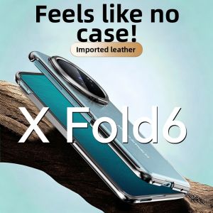 OUXUAN | Ultra-thin Magnetic Leather Phone Case for Foldable Vivo Xfold6 Full Protection