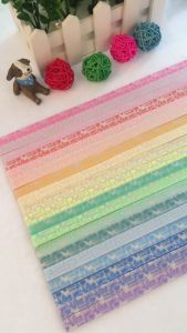 HandMadee (210pcs)ดาวเรืองแสงพับกระดาษดาวนำโชคกระดาษดาวห้าแฉกพับกระดาษเรืองแสง DIY แฮนด์เมด