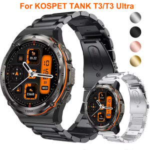 22mm Stainless Steel Strap For KOSPET TANK T3/T3 Ultra Smartwatch Bracelet Correa For KOSPET TANK T3 Ultra Band Wrisband Belt
