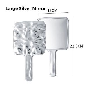 Loolecondera | Portable Folding Handheld Makeup Mirror for Men and Women
