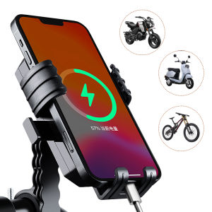 ผู้ที่ถือทั้งโทรศัพท์และจับจักรยานยนต์ ° หมุนได้สำหรับ iPhone Xiaomi ขี่จักรยานเสือภูเขาวงเล็บขาตั้งจักรยานยนต์จักรยานมั่นคง