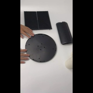 【Ready From SG】Cup Storage Rack 360°Desktop Rotating Plastic paper cup Holder 4-Grid Disposable cup Storage rack