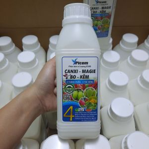 Phân bón CANXIBO SỮA (BỔ SUNG MAGIE + KẼM -  4 THÀNH PHẦN 4 TÁC ĐỘNG) chống rụng bông chống rụng trái non giúp dai cuống trái làm đẹp trái hiệu quả cao