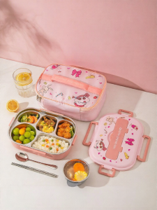 MODERN SWEETHOME | Stainless Steel Student Lunch Box