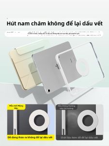 MENGMU | Apple iPad Compatible Transparent Magnetic Rotatable Thin Lightweight Fall Protection Case