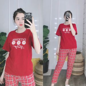 [CÓ BIGSIZE TỚI 85KG] Set đồ thun dài bộ đồ thun quần dài chất vải cotton co giãn form rộng bigsize
