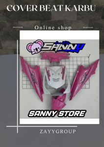 Full Body Alus Beat Karbu Warna Candy Putih Pink ( no striping)