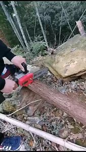 8 Inch Mini Cordless Electric Chain Saw GardenLogging Trimming Saw Woodworking Power Tool For Makita 18V Battery