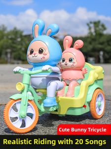 Educational Electronic Toy Rabbit Tricycle
