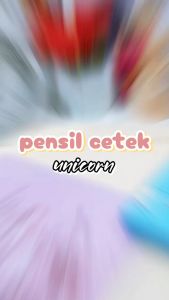 Pensil Cetek Mekanik Unicorn ukuran 2.0 mm CUTE LUCU Harga SUPER MURAH / Pensil Cetek UNICORN Ukuran 2.0 MM Special Edition IMUT CANTIK Favorit Anak Best Seller Bisa grosir dan COD Best Quality