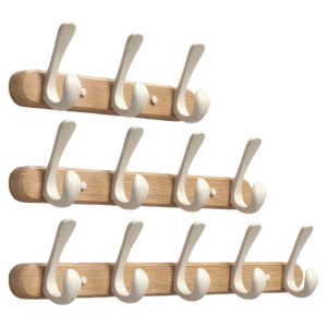 TAOSHI | Walnut Wood Coat Hook No Drilling Wall Mounted 1 piece
