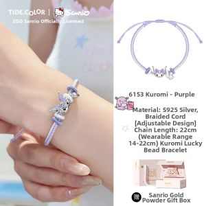 Tide color | Collaborative Cinnamoroll Jewelry Sterling Silver Bracelet Kids