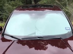 (MAZDA) CX-5 2018 Custom Fit Front Windshield Sunshade UV Ray Protection Foldable Front Windscreen Sunshade