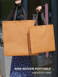 กระเป๋าผ้าไม่ทอสีเทาอ่อนระดับไฮเอนด์ กระเป๋าถือสำหรับร้านเสื้อผ้า บรรจุภัณฑ์ของขวัญ กระเป๋าใส่เสื้อผ้า กระเป๋าใส่ของขวัญ กระเป๋าใส่ของขวัญ