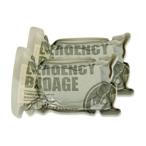 Rhino Rescue 4 Inch Trauma Bandage Compression Emergency Wound Thickened Dressing Medical Combat First Aid Kit IFAK For Camping