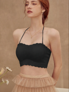 Shoulder-less Bust-Enhancing Lace Backless Bra