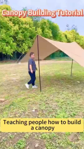 Canopy tent Ultralight Weight Flysheet Octagonal Butterfly Sunshade Waterproof Canopy Complete Set