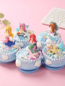 สีสัน Alliance ครีมเจลเพลงกล่องตุ๊กตานางเงือก DIY วัสดุหัตถกรรมสําหรับเด็กอายุ 3 ปีขึ้นไปของขวัญสร้างสรรค์