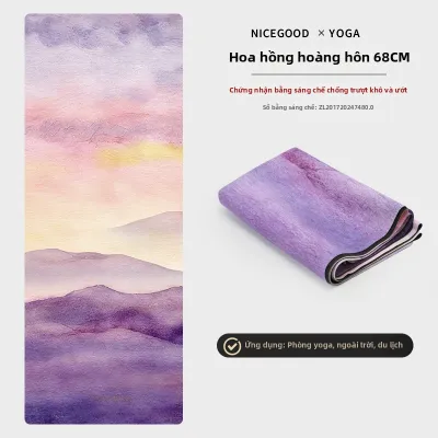 Thảm Yoga Chống Trượt Gấp Được Giặt Máy