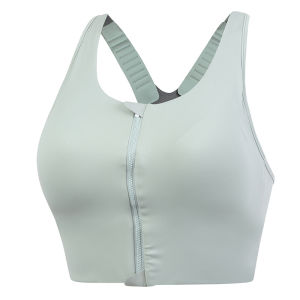 Nội Y Thể Thao Kéo Khóa Kéo Phía Trước Maxrun Áo Ngực Tập Gym Chạy Bộ Cỡ Lớn Chống Sốc Cường Độ Cao Nữ Áo Ba Lỗ Yoga Nâng Ngực