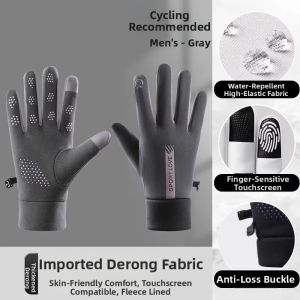 Windproof Waterproof Warm Touchscreen Slip-Resistant Gloves