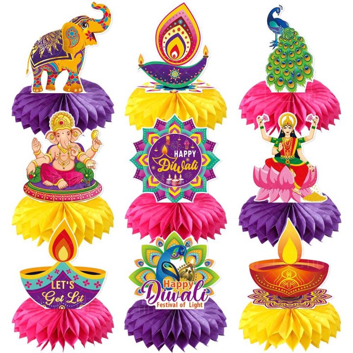 2023 Diwali Table Ornaments Party Decoration Deepavali Festival Gift Desk Decoration Lazada PH