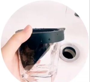 Whiskey Wedge Ice Mould Mold 9 oz Novelty Whiskey Tumbler Whisky Glass With Silicone Ice Glass Mold