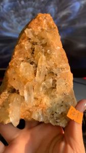 Cụm đá thạch anh Lemurian tinh thể tự nhiên còn dính đất năng lượng Vũ Trụ 841