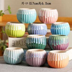 Modern Minimalist Design: Ceramic Succulent Flower Pots