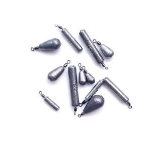 LAKBAT Fishing Weight 20PCS 3.5g 5g 7g 10g 14g 20g Tube Bullet Quick Rod Jig Head Casting Metal Tackle Pesca Plumb Pendant