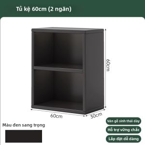 OYIla | Tủ Sách Chống Bụi Đa Năng Tự Do Kết Hợp Màu Đen