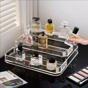 YESPERY ชั้นวางแต่งหน้าในห้องหน้าชั้นน้ำหอมตั้งโต๊ะ3ชั้นชั้นชั้นวางผลิตภัณฑ์ดูแลผิวชั้นเก็บของเครื่องปรุงในครัว