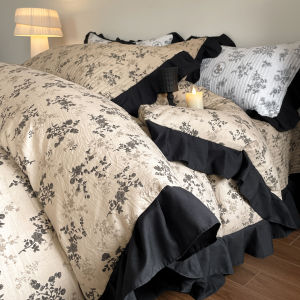 susan | Bộ Chăn Drap Gối Phong Cách Pháp Cổ Điển Bằng Cotton Rửa