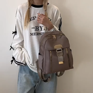 Desilstyle Tas Ransel Wanita Terbaru 2025 Ransel Kain Nylon Wanita Kekinian Korea Style Ransel Wanita Serbaguna