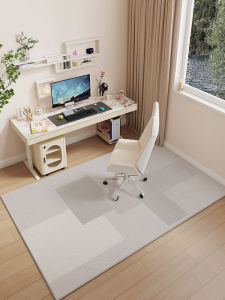 VIKAMA Study Carpet Bedroom Specific Computer Chair Cushion Study Desk Thick Protective Floor Mat