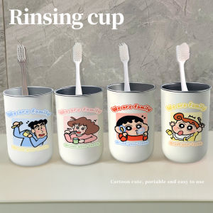 Cute Cartoon Stainless Steel Toothbrush Cup Family Dental Care High Aesthetic Value Home Use Bathroom Creative Wash Cup